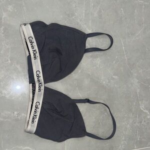 Calvin Klein Charcoal Bralette